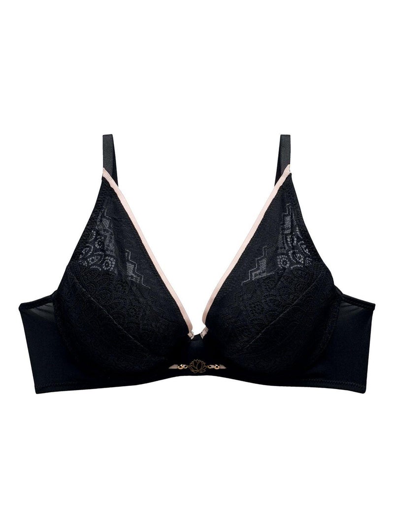 Soutien-gorge ampliforme IMAGE - Pomm'Poire Noir - Kiabi