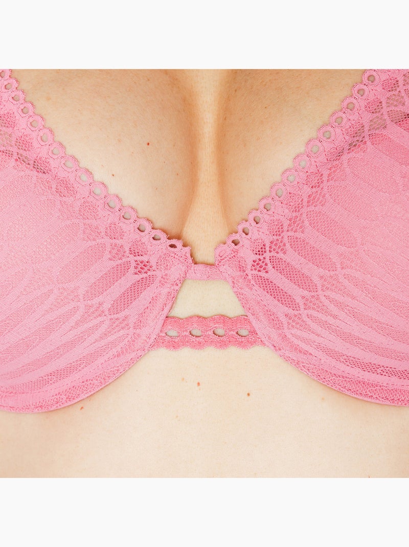 Soutien-gorge ampliforme Imany - RougeGorge Lingerie Rose - Kiabi