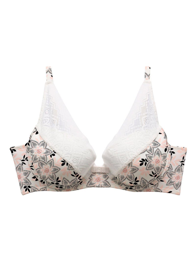 Soutien-gorge ampliforme IMPERATRICE - Pomm'Poire Blanc - Kiabi