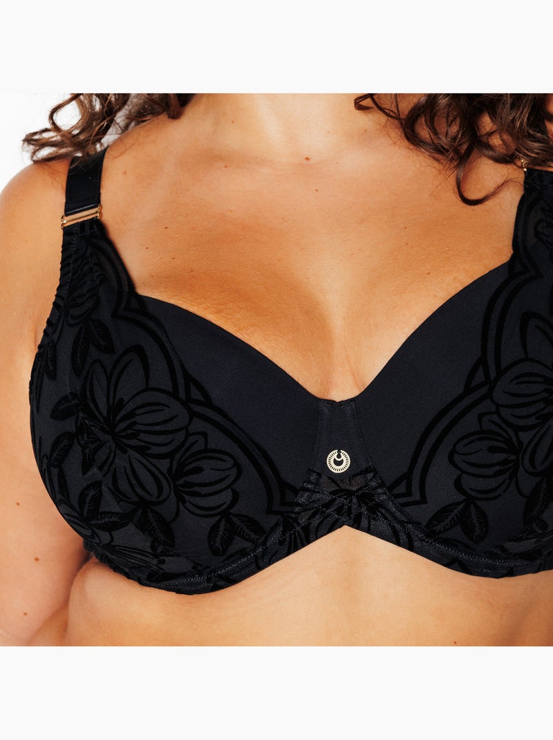 Soutien-gorge ampliforme joie - rougegorge lingerie Noir - Kiabi