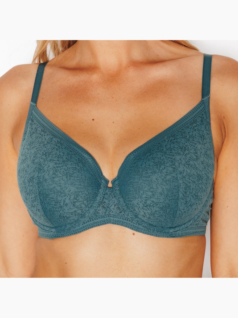 Soutien-gorge ampliforme Juliane - RougeGorge Lingerie Bleu pétrole - Kiabi