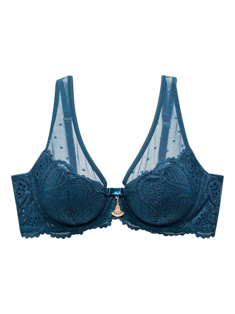 Soutien-gorge ampliforme METRO - Pomm'Poire Bleu - Kiabi