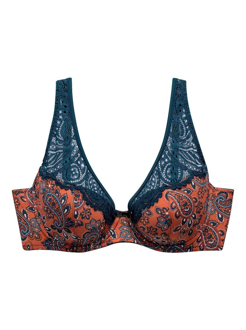 Soutien-gorge ampliforme METRO - Pomm'Poire Marron - Kiabi