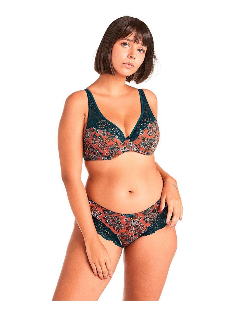 Soutien-gorge ampliforme METRO - Pomm'Poire Marron - Kiabi