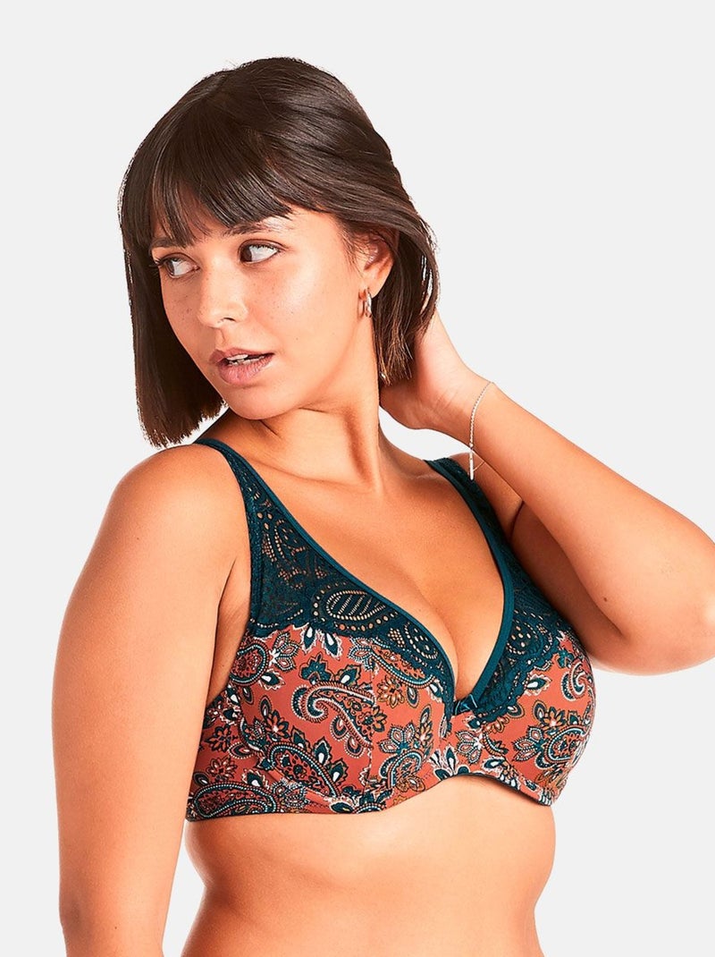 Soutien-gorge ampliforme METRO - Pomm'Poire Marron - Kiabi