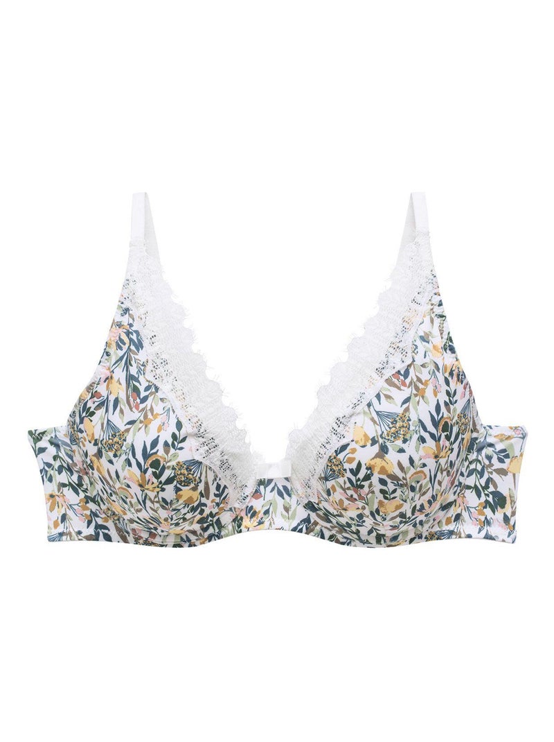 Soutien-gorge ampliforme PAMOISON - Pomm'Poire Blanc - Kiabi