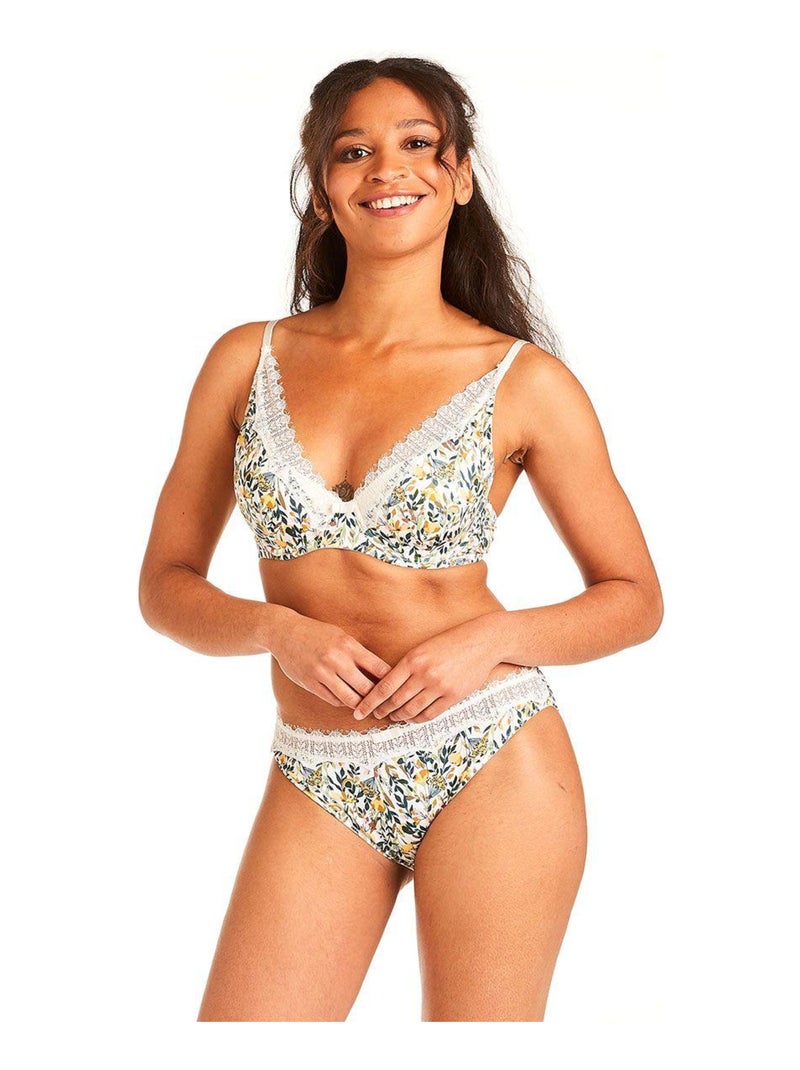 Soutien-gorge ampliforme PAMOISON - Pomm'Poire Blanc - Kiabi