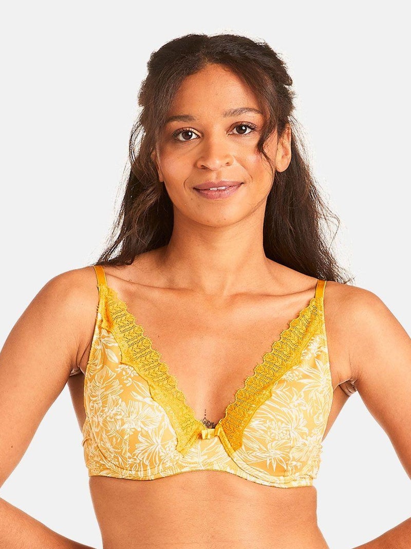 Soutien-gorge ampliforme PAMOISON - Pomm'Poire Jaune - Kiabi