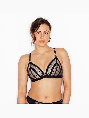 Soutien-gorge ampliforme plunge amy - rougegorge lingerie