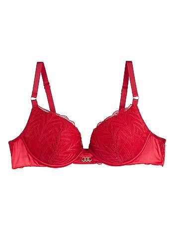 Soutien-gorge ampliforme push-up dentelle Femme - RougeGorge Lingerie
