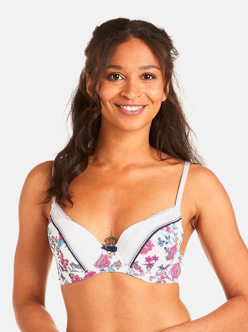 Soutien-gorge ampliforme REFLEX - Pomm'Poire Blanc - Kiabi