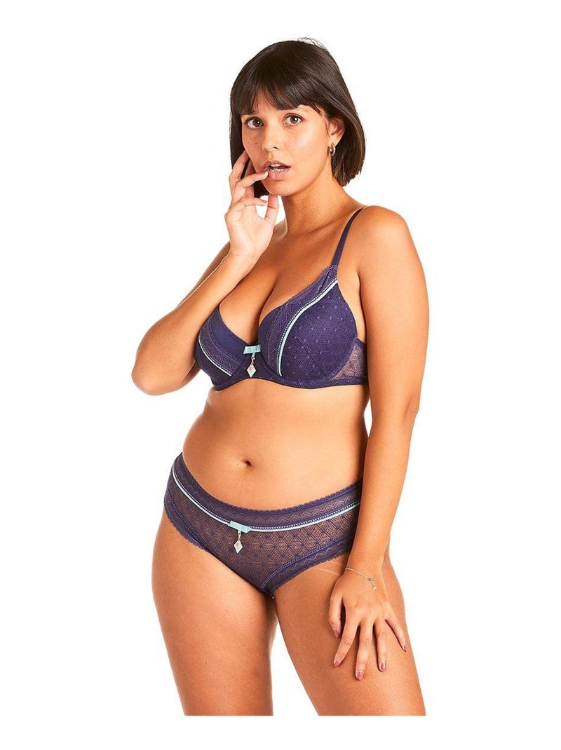 Soutien-gorge ampliforme REVEIL - Pomm'Poire Bleu - Kiabi
