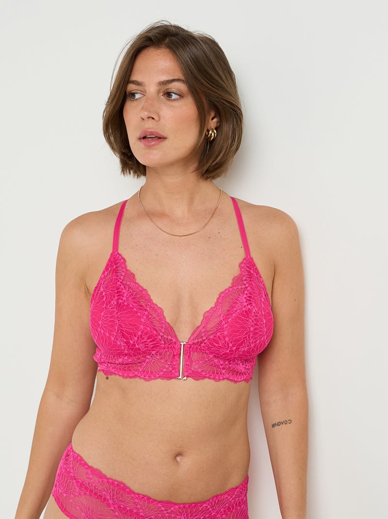 Soutien-gorge ampliforme sans armature Hermine - RougeGorge Lingerie Rose fushia - Kiabi