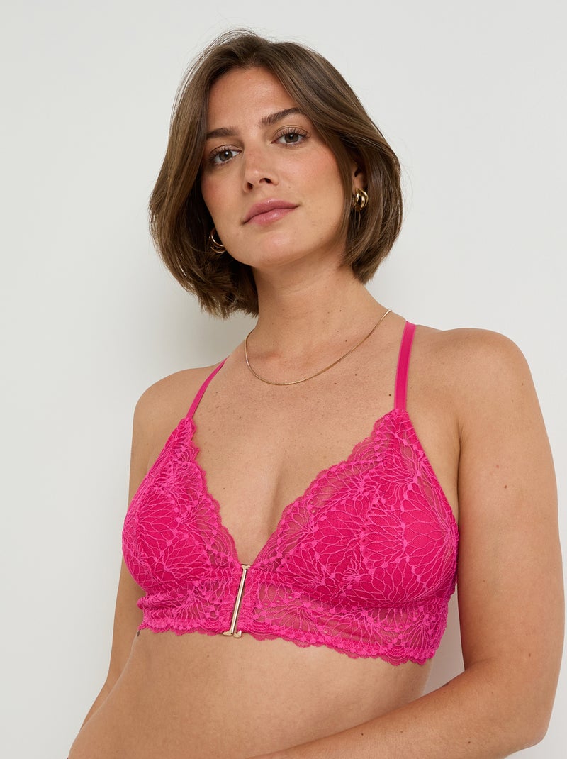Soutien-gorge ampliforme sans armature Hermine - RougeGorge Lingerie Rose fushia - Kiabi