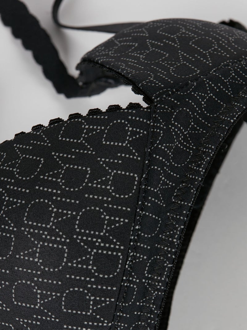 Soutien-gorge Ampliforme Sans Armature Touch Noir - Kiabi