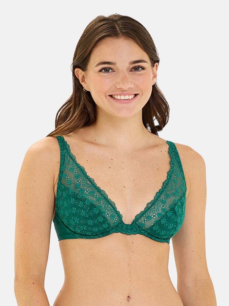 Soutien-gorge Angélique Billet Doux Vert sapin - Kiabi