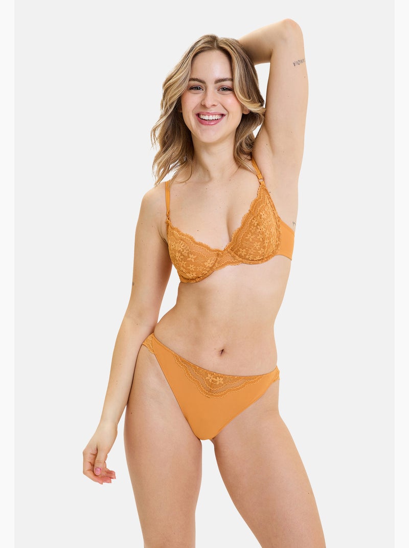 Soutien-gorge Anouk Billet Doux Jaune moutarde - Kiabi
