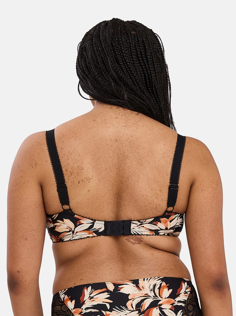Soutien-gorge Ariane Fantaisy Sans Complexe Noir Marron - Kiabi