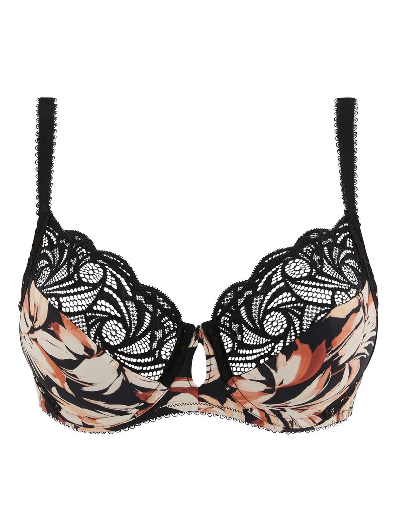 Soutien-gorge Ariane Fantaisy Sans Complexe Noir Marron - Kiabi