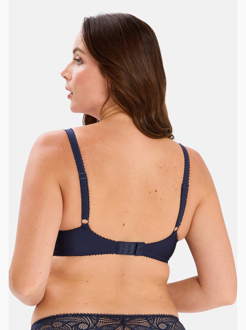 Soutien-gorge ariane sans complexe lingerie Bleu marine - Kiabi