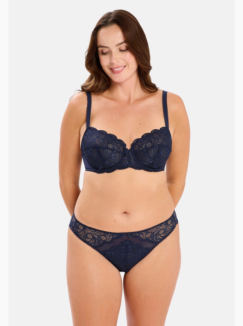 Soutien-gorge ariane sans complexe lingerie Bleu marine - Kiabi