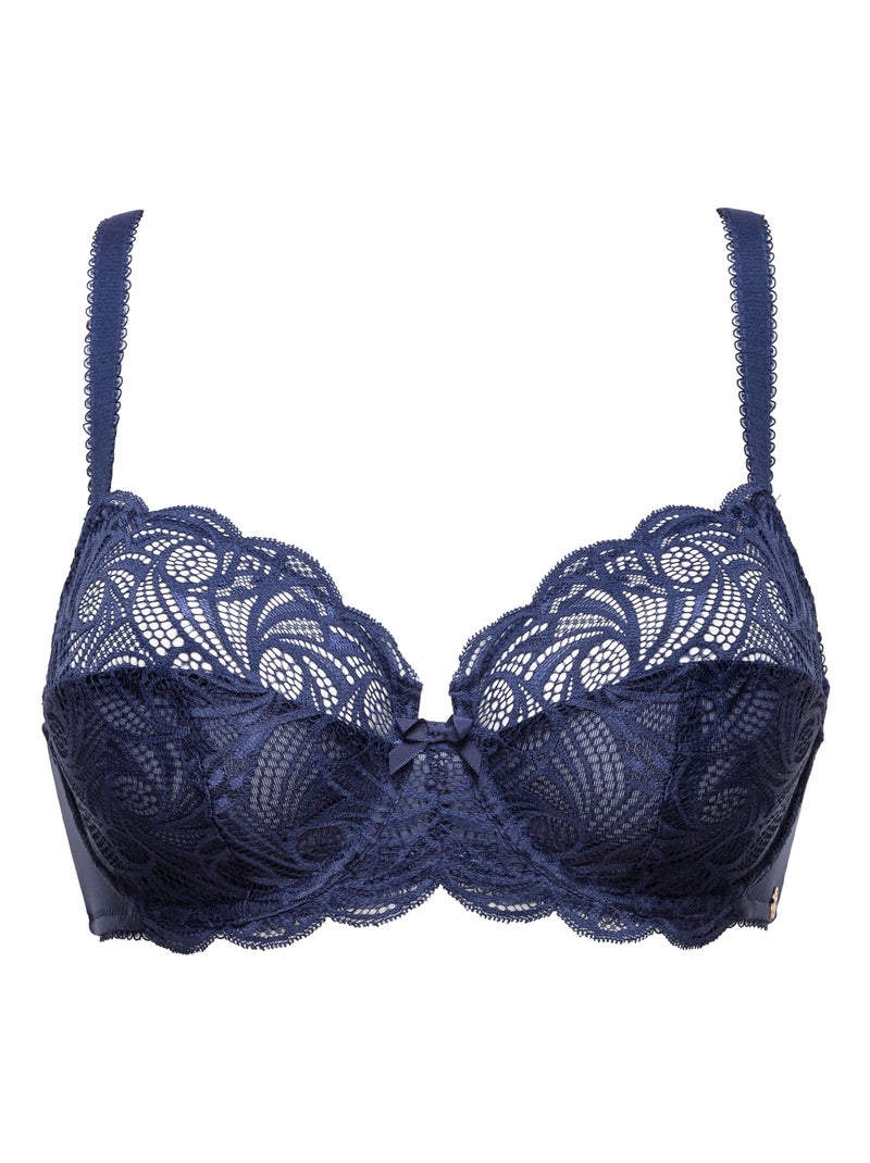 Soutien-gorge ariane sans complexe lingerie Bleu marine - Kiabi