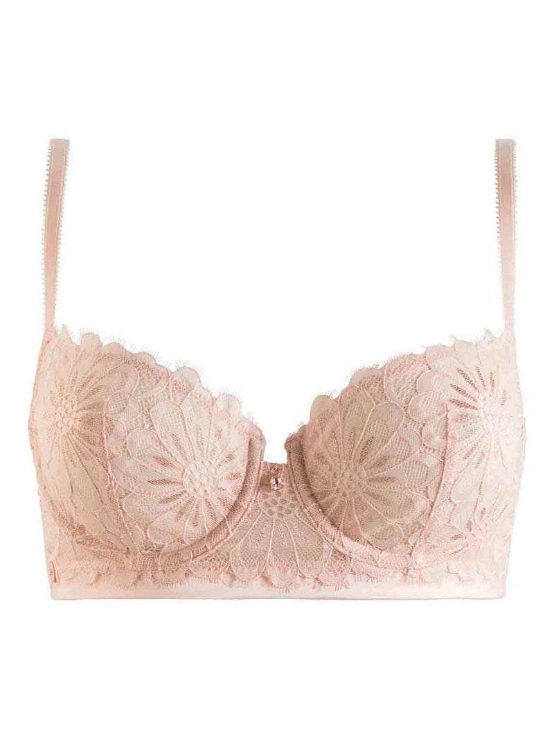 Soutien-gorge armature ACQUISE - Brigitte Bardot Lingerie Rose - Kiabi