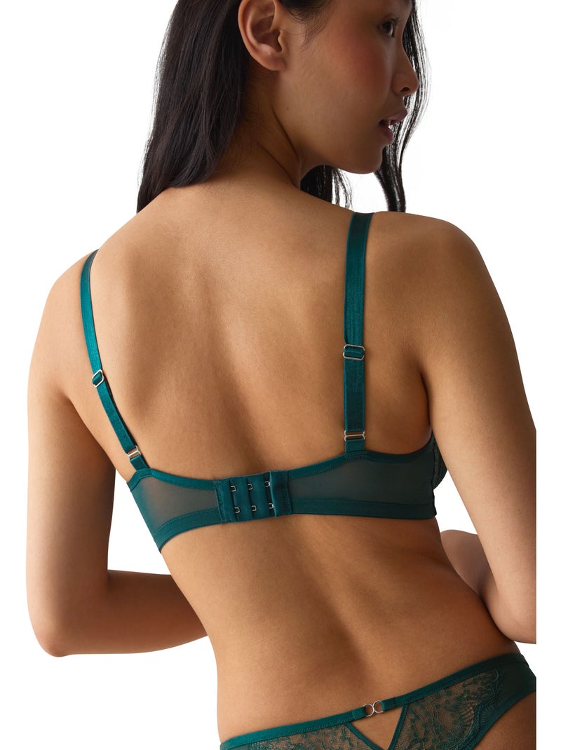 Soutien-gorge armaturé amourette sparkle Vert - Kiabi