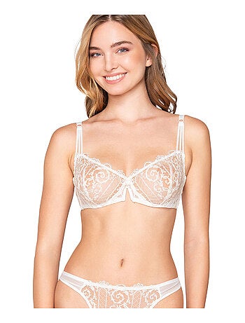 Soutien-gorge armaturé balconnet lilium mariage
