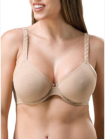 Soutien-gorge armaturé balconnet Lust peau