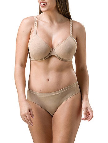 Soutien-gorge armaturé balconnet Lust peau