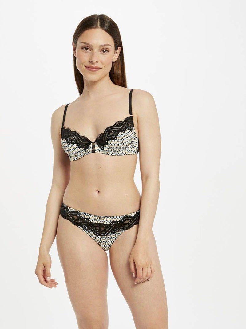 Soutien-gorge armature CANDICE - Morgan Lingerie Noir - Kiabi