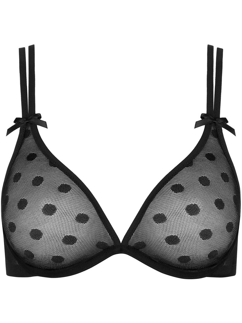 Soutien-gorge armaturé Candy Noir - Kiabi