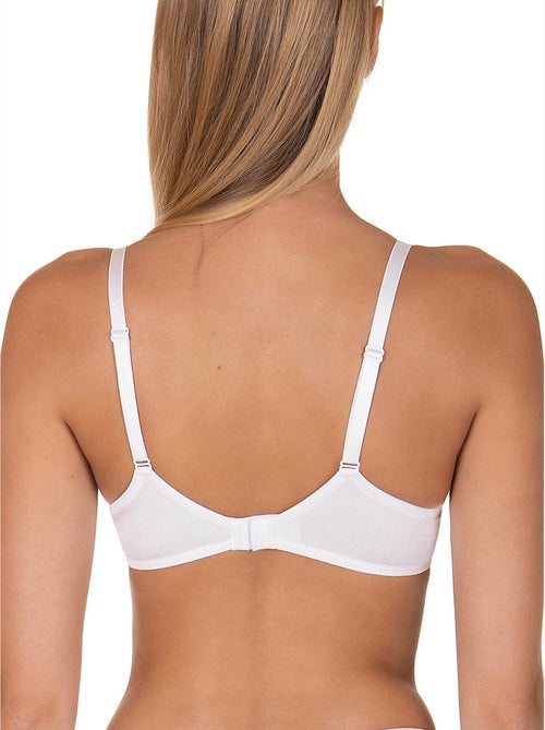 Soutien-gorge armaturé Caroline blanc F, G - Kiabi