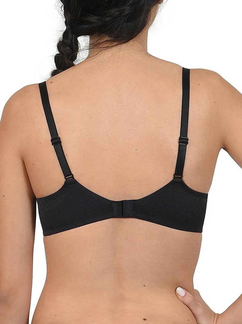Soutien-gorge armaturé Caroline noir B à E Noir - Kiabi