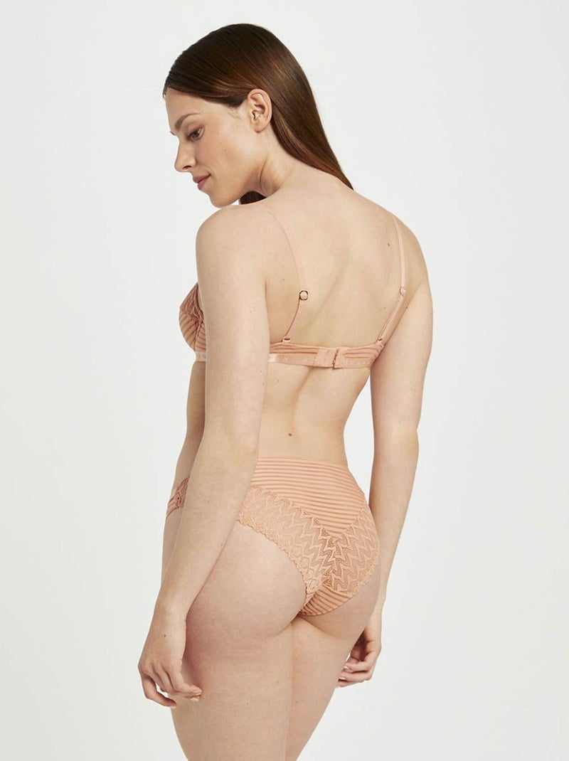 Soutien-gorge armature CELIA - Morgan Lingerie Rose - Kiabi