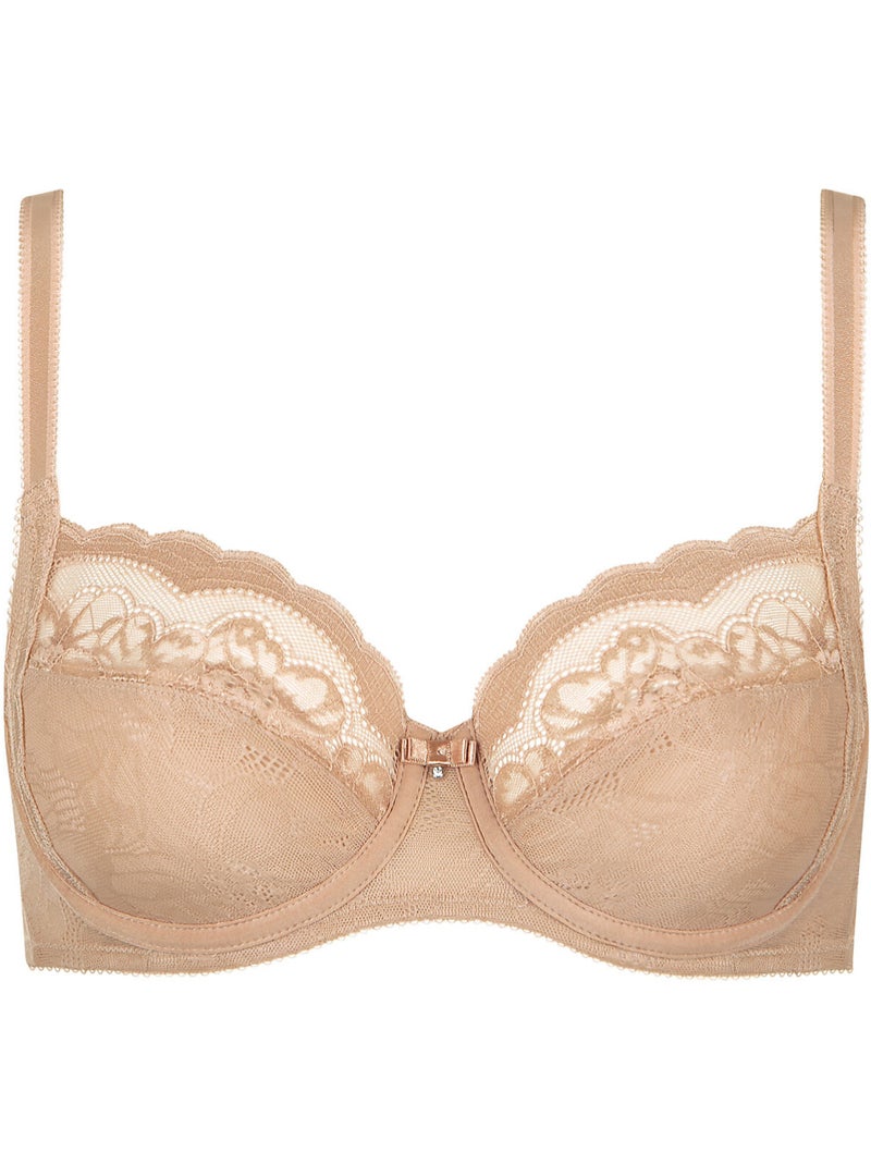 Soutien-gorge armaturé EVELYN B à E Beige - Kiabi