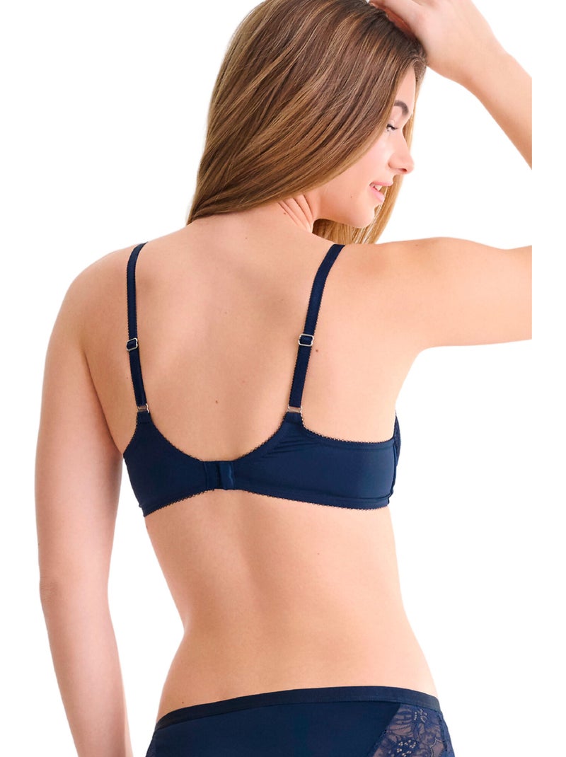 Soutien-gorge armaturé EVELYN B à E Bleu - Kiabi