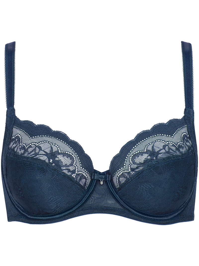 Soutien-gorge armaturé EVELYN F, G Bleu marine - Kiabi