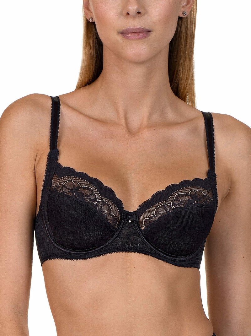 Soutien-gorge armaturé Evelyn F, G Noir - Kiabi