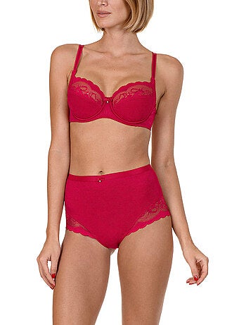 Soutien-gorge armaturé EVELYN rouge B à E