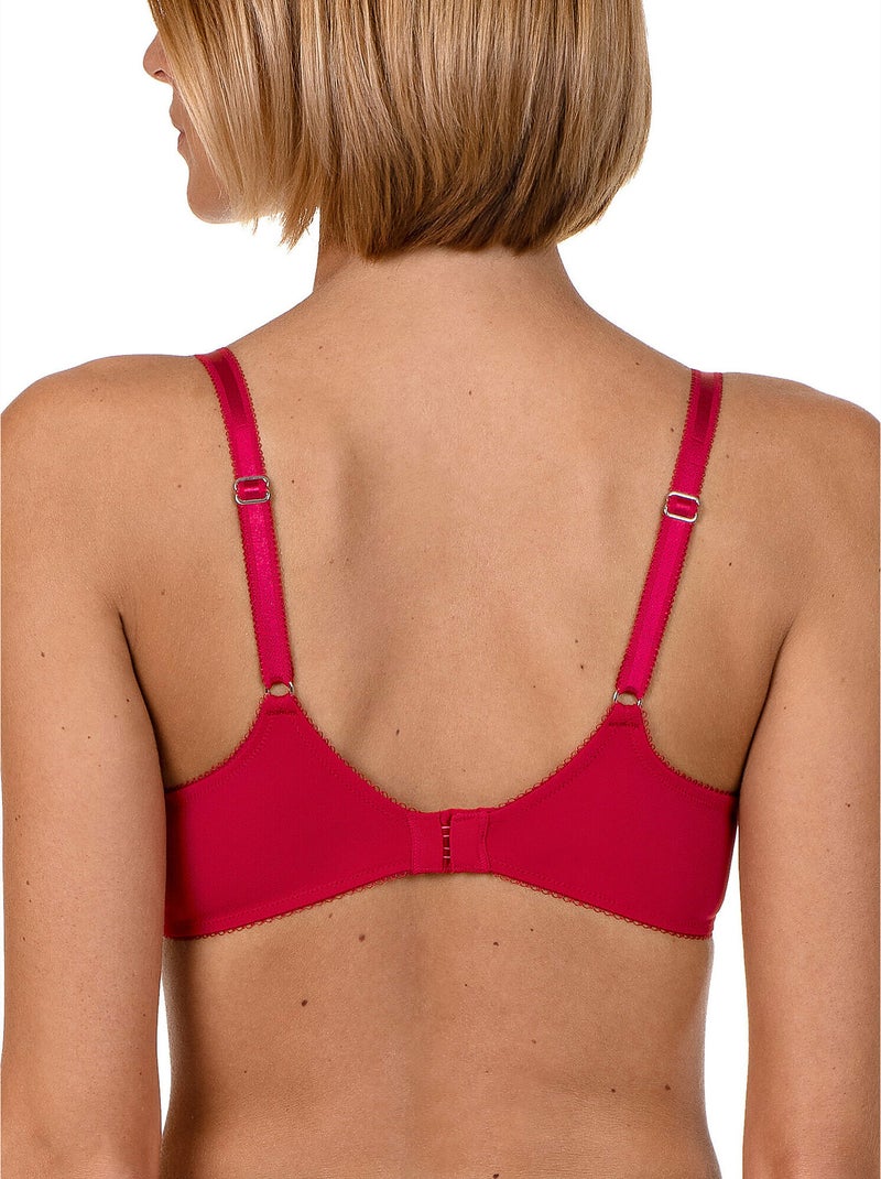 Soutien-gorge armaturé EVELYN rouge F, G Rouge - Kiabi
