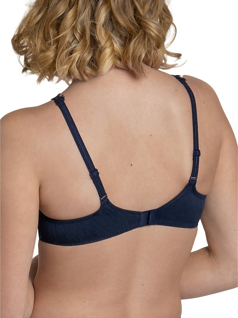 Soutien-gorge armaturé Gracia F et G Bleu - Kiabi