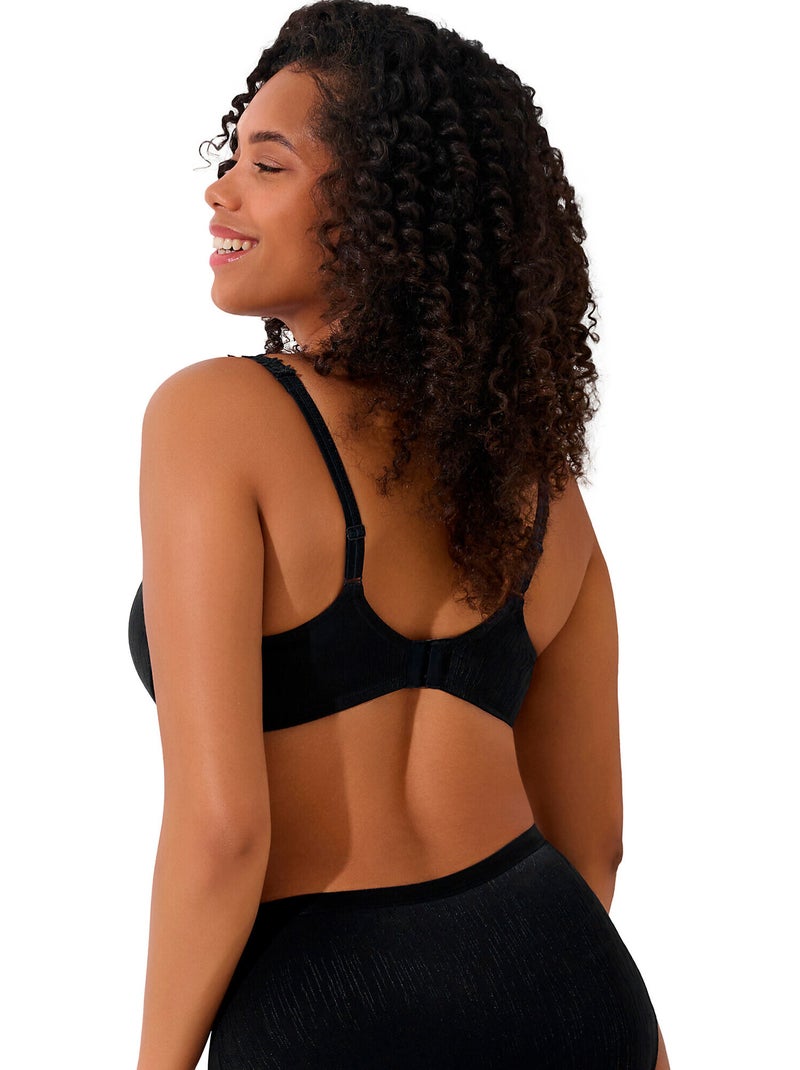 Soutien-gorge armaturé GRACIA F et G Noir - Kiabi
