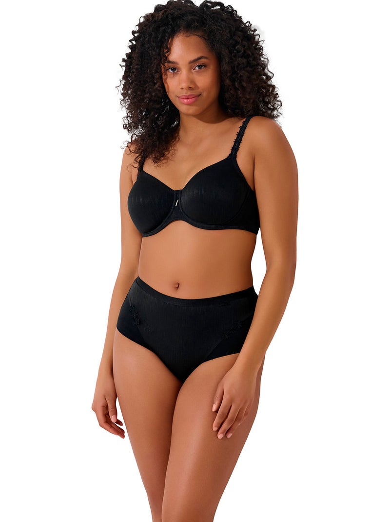 Soutien-gorge armaturé GRACIA F et G Noir - Kiabi