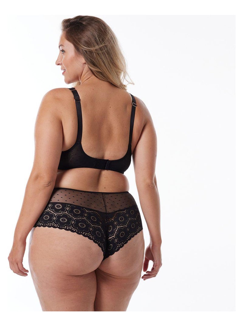 Soutien-gorge armature grand maintien AFFINITE - Brigitte Bardot Lingerie Noir - Kiabi