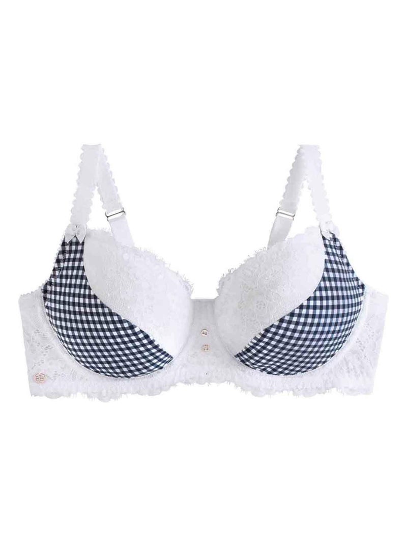Soutien-gorge armature grand maintien EMBELLIE - Brigitte Bardot Lingerie Bleu - Kiabi