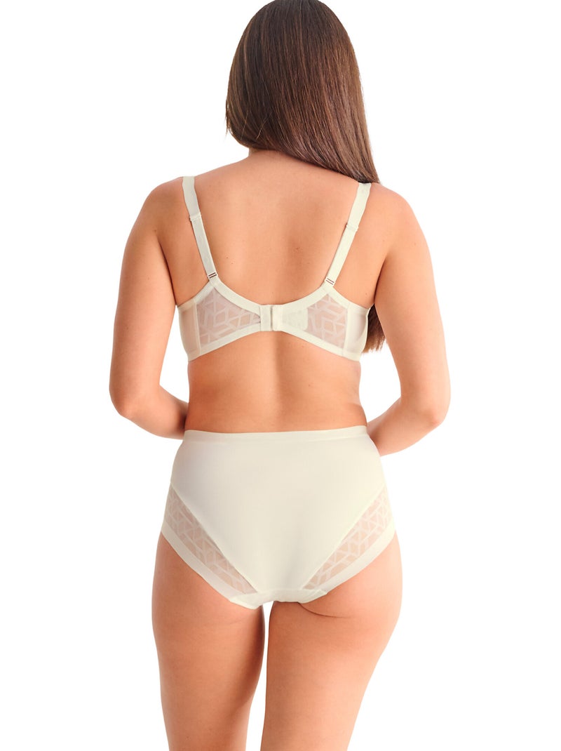 Soutien-gorge armaturé grandes tailles Opal Ecru - Kiabi