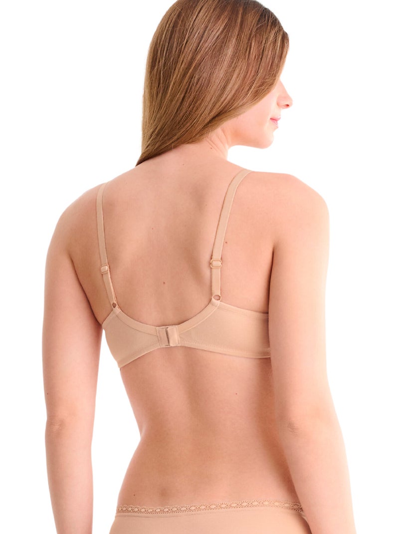 Soutien-gorge armaturé INES Beige - Kiabi