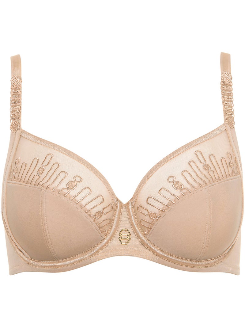 Soutien-gorge armaturé Ivonne B à E Beige - Kiabi